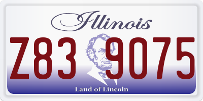 IL license plate Z839075