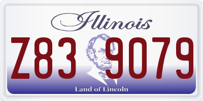 IL license plate Z839079
