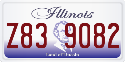IL license plate Z839082