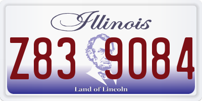 IL license plate Z839084