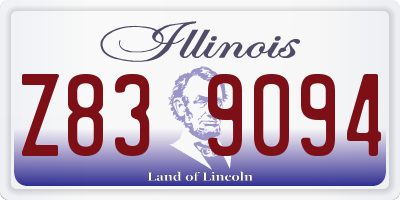 IL license plate Z839094