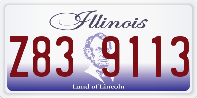 IL license plate Z839113