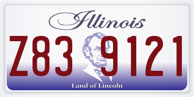 IL license plate Z839121