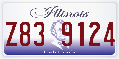 IL license plate Z839124