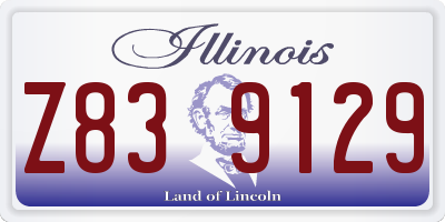 IL license plate Z839129
