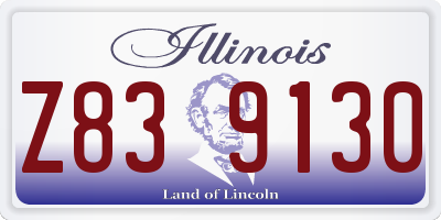 IL license plate Z839130