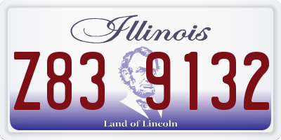 IL license plate Z839132