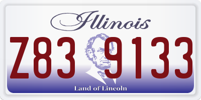 IL license plate Z839133