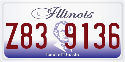IL license plate Z839136