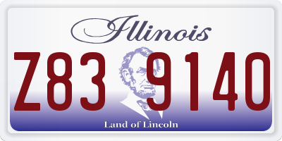 IL license plate Z839140