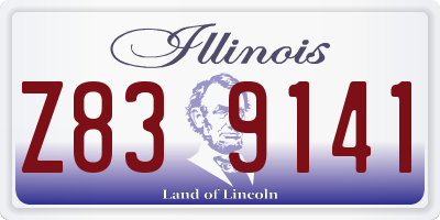 IL license plate Z839141