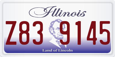 IL license plate Z839145