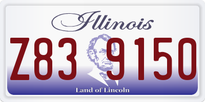 IL license plate Z839150