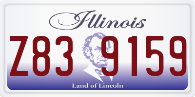 IL license plate Z839159