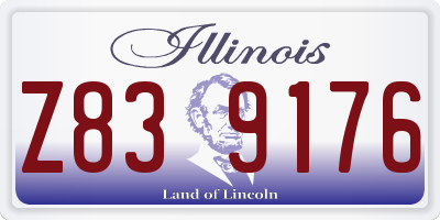 IL license plate Z839176