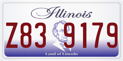IL license plate Z839179