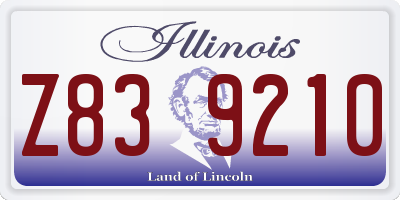 IL license plate Z839210