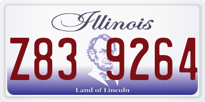IL license plate Z839264