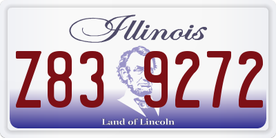 IL license plate Z839272