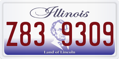 IL license plate Z839309