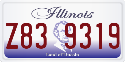 IL license plate Z839319