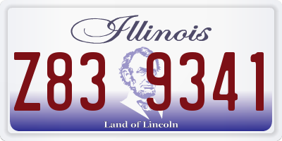 IL license plate Z839341