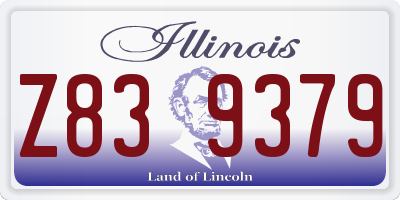 IL license plate Z839379