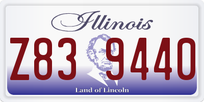 IL license plate Z839440