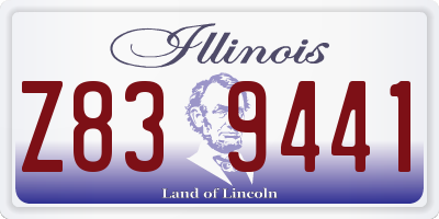 IL license plate Z839441