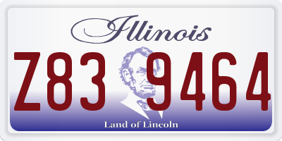 IL license plate Z839464