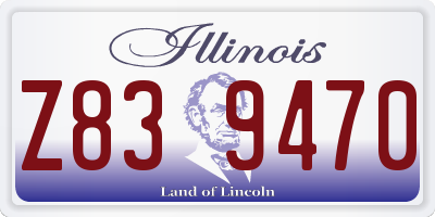 IL license plate Z839470