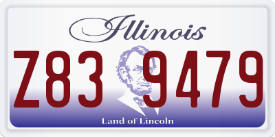 IL license plate Z839479