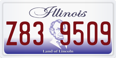 IL license plate Z839509