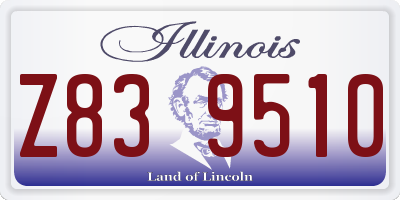 IL license plate Z839510