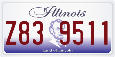 IL license plate Z839511
