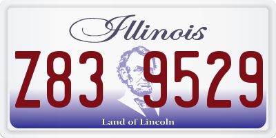 IL license plate Z839529