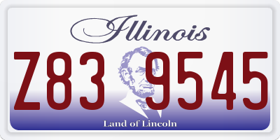 IL license plate Z839545