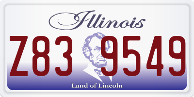IL license plate Z839549