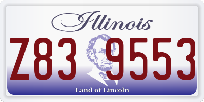 IL license plate Z839553