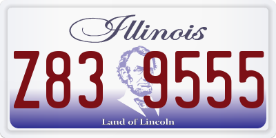 IL license plate Z839555