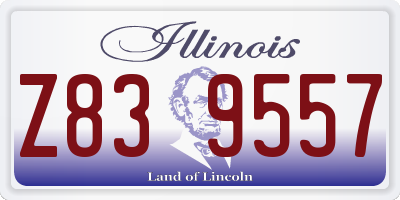 IL license plate Z839557