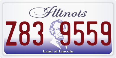 IL license plate Z839559