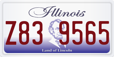 IL license plate Z839565