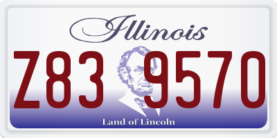 IL license plate Z839570