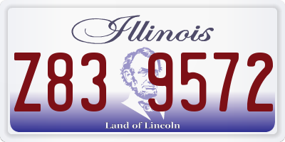 IL license plate Z839572