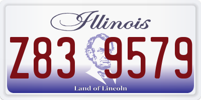 IL license plate Z839579