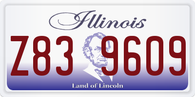 IL license plate Z839609