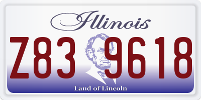 IL license plate Z839618