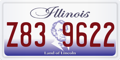 IL license plate Z839622