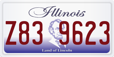 IL license plate Z839623